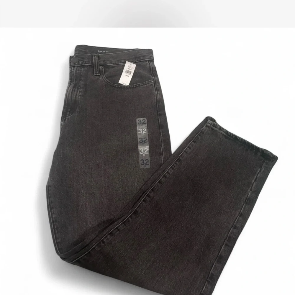 GAP Men's Dark Gray gap‎ flex relaxed tapered Straight Jeans